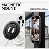 Spigen MagSafe O-Mag -puhelinteline jalustalla Mag Fit, musta