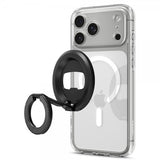 Spigen MagSafe O-Mag -puhelinteline jalustalla Mag Fit, musta
