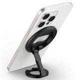 Spigen MagSafe O-Mag -puhelinteline jalustalla Mag Fit, musta