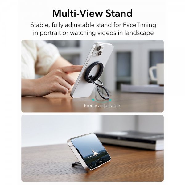 ESR MagSafe Phone Ring Musta