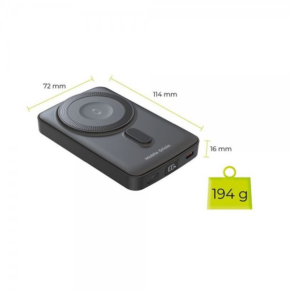 Mobile Origin MagSafe-varavirtalähde 10 000 mAh 20W