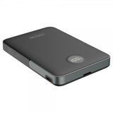 Deltaco MagSafe Powerbank jalustalla 5000 mAh 20W Musta