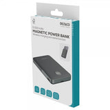 Deltaco MagSafe Powerbank jalustalla 5000 mAh 20W Musta