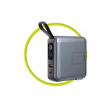 Mobile Origin MagSafe-varavirtalähde/Matkalaturi Sisäänrakennetut kaapelit/Apple Watch -lataus Harmaa