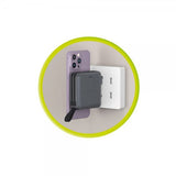 Mobile Origin MagSafe-varavirtalähde/Matkalaturi Sisäänrakennetut kaapelit/Apple Watch -lataus Harmaa
