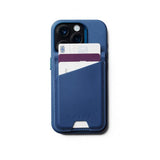 Mujjo Korttikotelo MagSafe Wallet Stand Monaco Blue