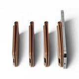 Mujjo Korttikotelo MagSafe Wallet Stand Tan