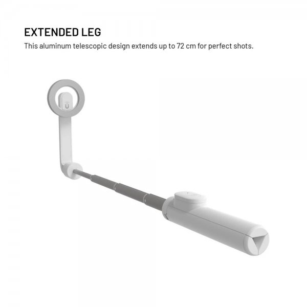 MagSnap Selfie Stick MagSafe Kiinteä Valkoinen