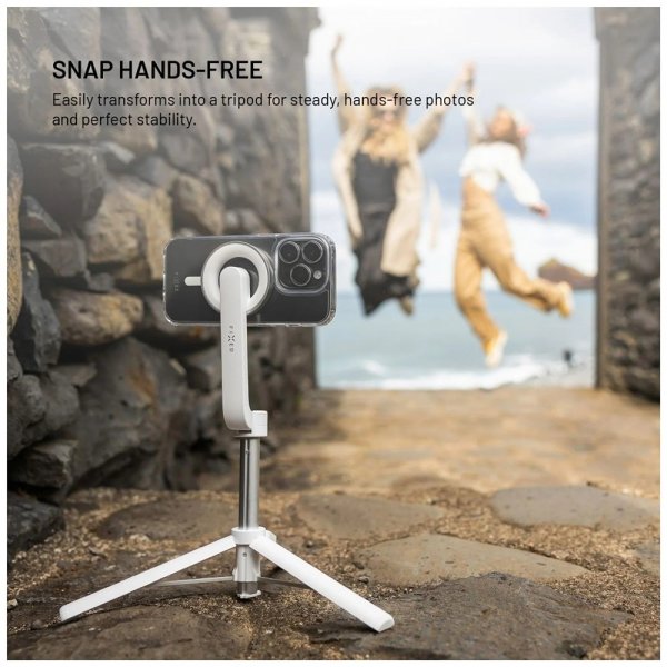 MagSnap Selfie Stick MagSafe Kiinteä Valkoinen