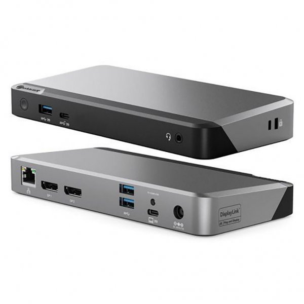ALOGIC Prime DX2 - Telakointiasema kahdella 4K-näytöllä