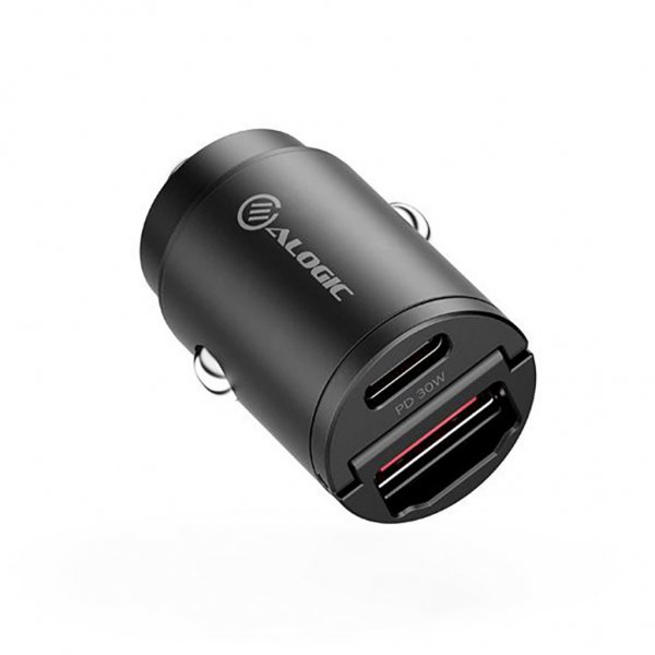 ALOGIC Rapid Power 30W autolaturi 1 X USB-C & 1 X USB-A