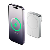 ALOGIC Matrix Universal magneettinen varavirtalähde 5000 mAh MagSafe, valkoinen