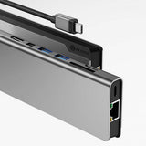 ALOGIC Ultra USB-C -telakka PLUS V2 Muistikortinlukija Harmaa