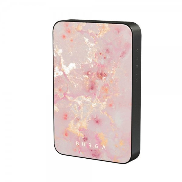 Burga Powerbank MagSafe 5000 mAh Golden Coral Harmaa