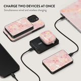 Burga Powerbank MagSafe 5000 mAh Golden Coral Harmaa