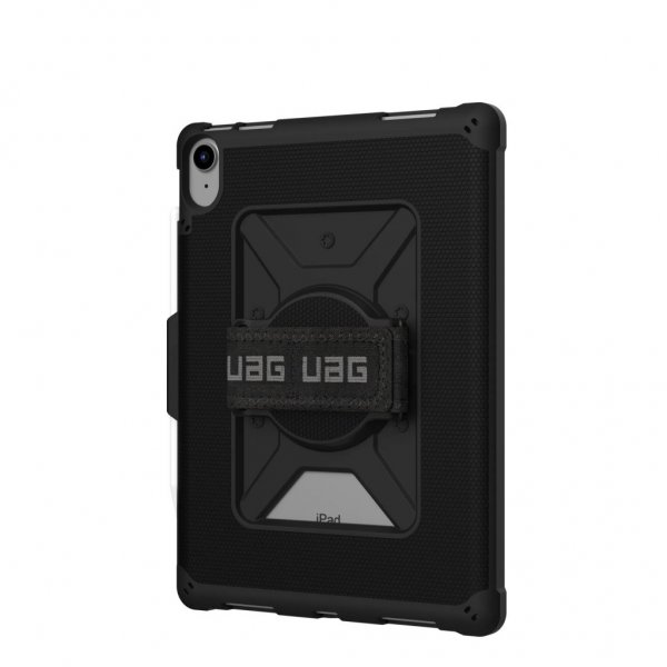 Urban Armor Gear (UAG) iPad 10.9 (gen 10)/iPad 11 (A16) Suojakotelo Metropolis Hand Strap Musta