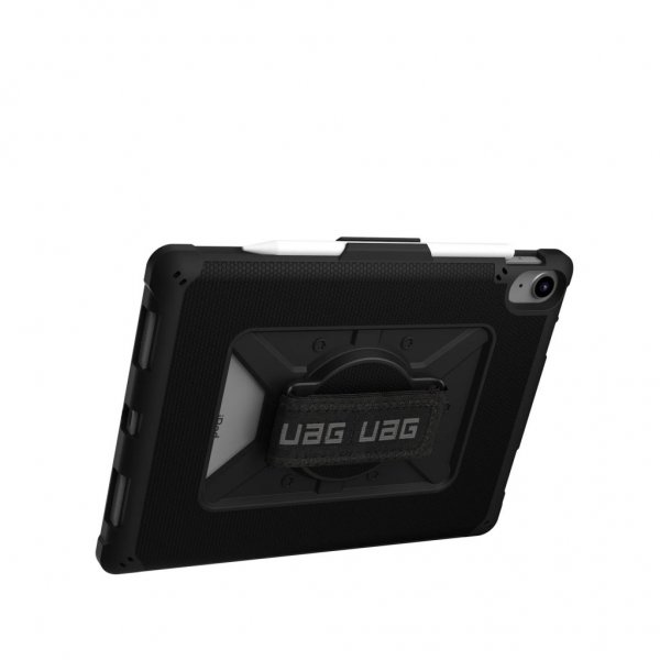 Urban Armor Gear (UAG) iPad 10.9 (gen 10)/iPad 11 (A16) Suojakotelo Metropolis Hand Strap Musta
