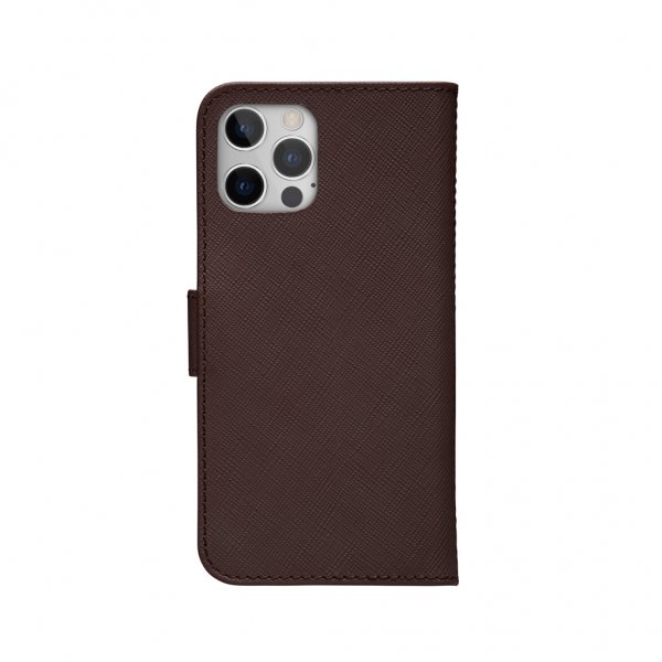 dbramante1928 iPhone 12/iPhone 12 Pro Kotelo Milano Dark Chocolate