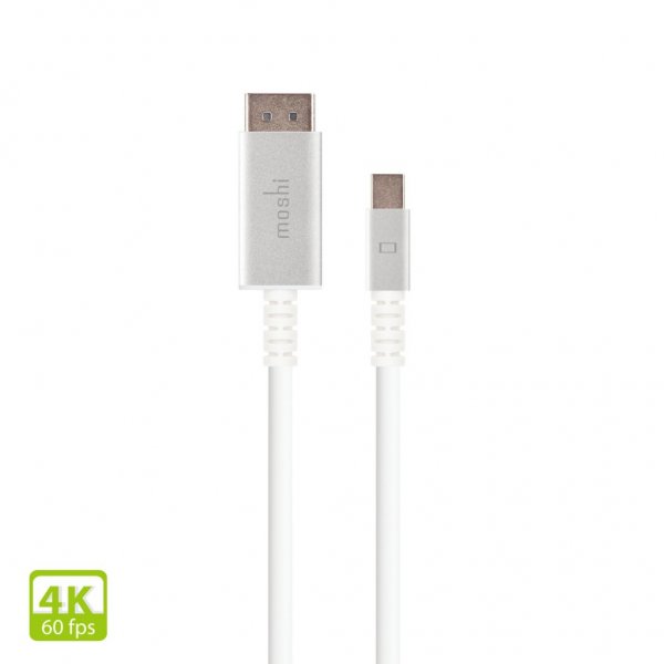 Moshi Mini DisplayPort–DisplayPort-kaapeli 1,5 m valkoinen