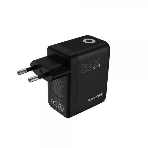 Mobile Origin -laturi näytöllä GaN 65W