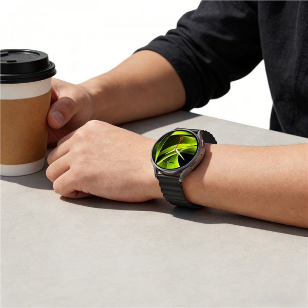 Mobile Origin Samsung Galaxy Watch 20mm Ranneke Easy Strap Musta