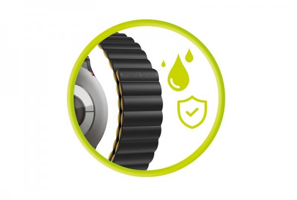 Mobile Origin Samsung Galaxy Watch 20mm Ranneke Easy Strap Musta Keltainen