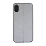 iPhone X/iPhone Xs Kotelo jalustalla Hopea