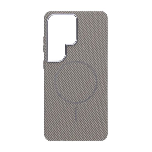 Samsung Galaxy S26 Ultra Kuori Hiilikuitukuvio MagSafe Harmaa