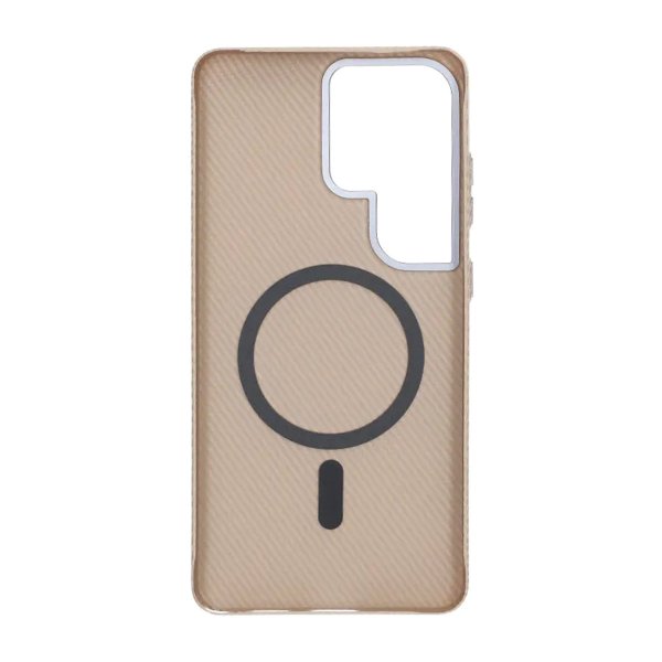 Samsung Galaxy S26 Ultra Kuori Hiilikuitukuvio Magsafe Kulta