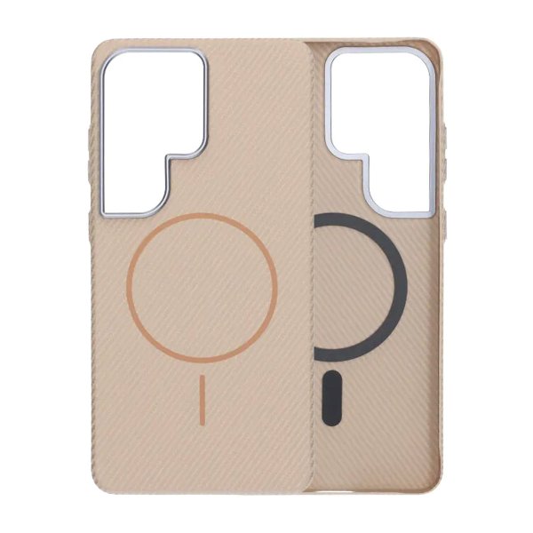 Samsung Galaxy S26 Ultra Kuori Hiilikuitukuvio Magsafe Kulta