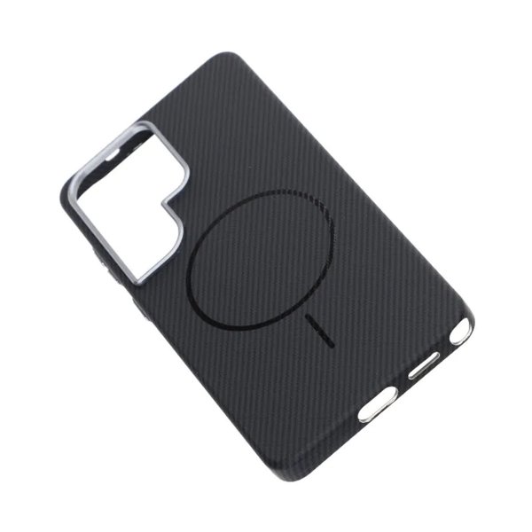 Samsung Galaxy S26 Ultra Kuori Hiilikuitukuvio MagSafe Musta