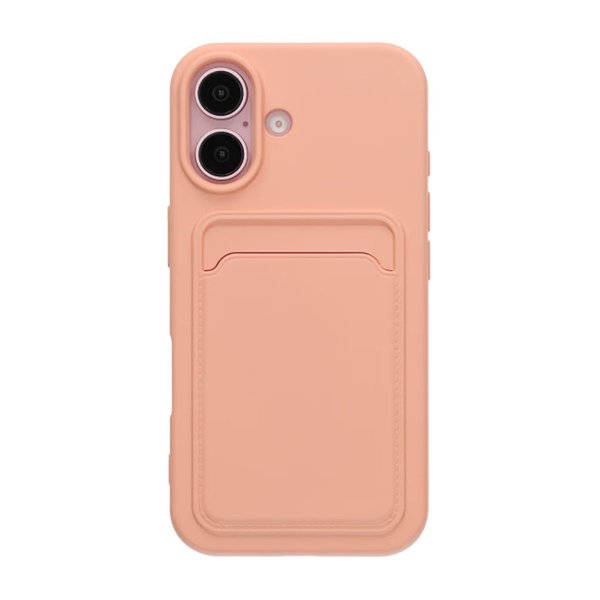 iPhone 16 Kuoret Korttipidike Pinkki