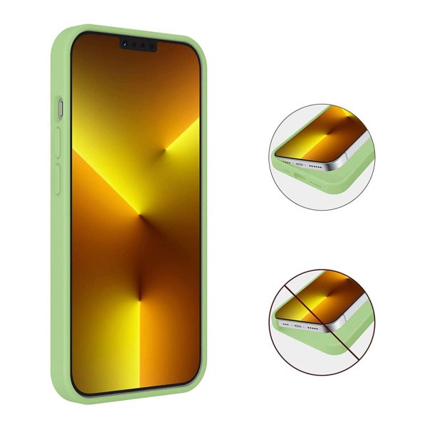 iPhone 13 Pro Max Silikonikuori Vihreä