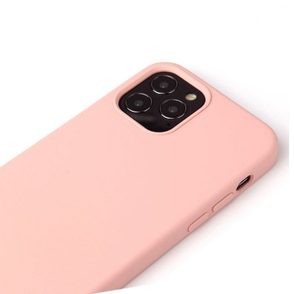 iPhone 13 Pro Silikonikuori Vaaleanpunainen