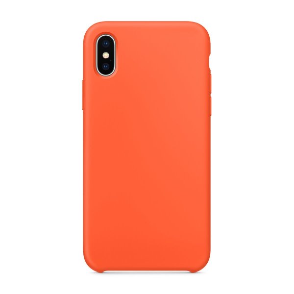 iPhone Xs Max Silikonikuori Oranssi
