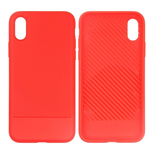 iPhone X/iPhone Xs Kuoret TPU Punainen
