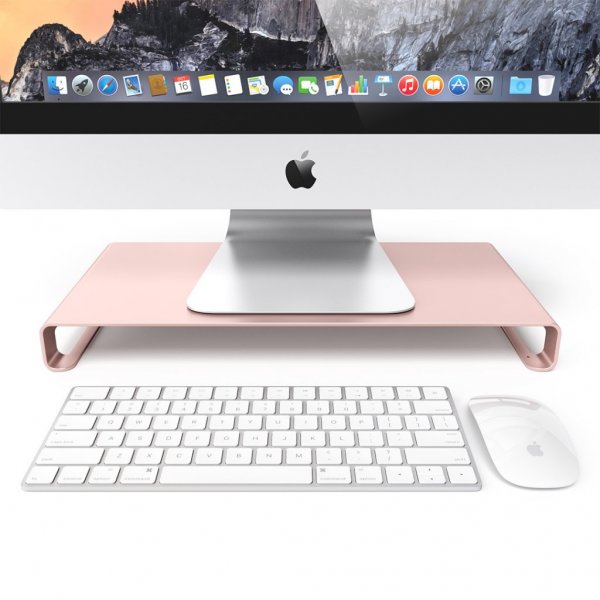 Satechi Aluminum Slim Monitor Stand Harmaa