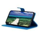 Motorola Edge 30 Kotelo Litsi Sininen