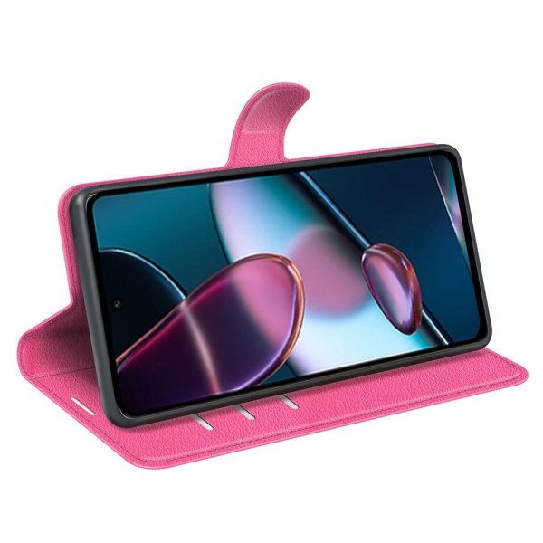 Motorola Edge 30 Suojakotelo Litsi Magenta