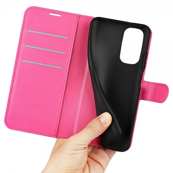 Motorola Edge 30 Suojakotelo Litsi Magenta