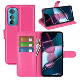 Motorola Edge 30 Suojakotelo Litsi Magenta