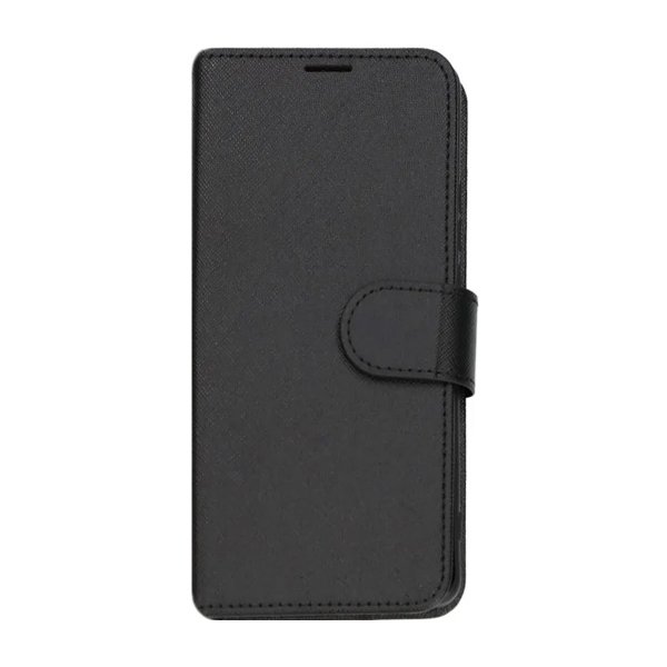 Motorola Edge 40 Neo -kotelo jalustalla, musta