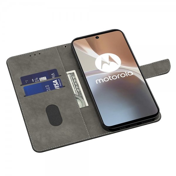 Motorola Moto e22i Kotelo Punaiset Kukat -kuviolla