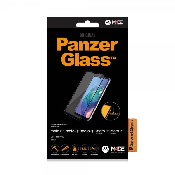 PanzerGlass Motorola Moto G10/G20/G30/E7 Power/E7i Power -näytönsuoja, reunasta reunaan