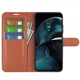 Motorola Moto G14 Suojakotelo Litsi Ruskea