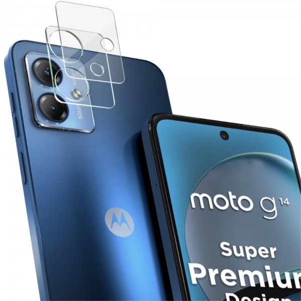Imak Motorola Moto G14 Kameran suojalasi karkaistua lasia