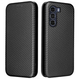 Motorola Moto G200 hiilikuitukuvioitu suojakuori, musta