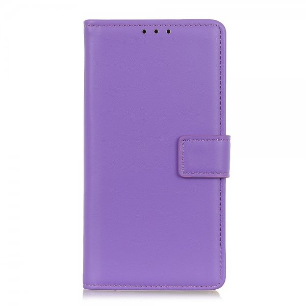 Motorola Moto G200 Suojakuori Nahkakuviointi Violetti