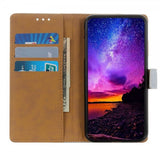 Motorola Moto G200 -kotelo, nahkarakenne, hopea