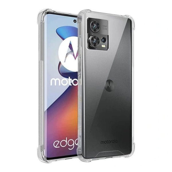 Motorola Moto G23 Kuori Vahvistetut Kulmat Läpinäkyvä